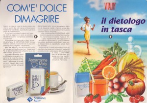 grafica regolo calcolatore calorie