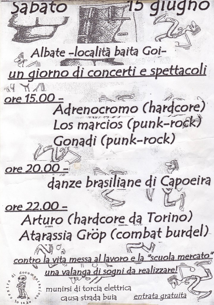 Adrenocromo - Los Marcios - Gonadi - Danze Brasiliane Di Capoeira - Arturo - Atarassia Grop